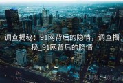 调查揭秘：91网背后的隐情，调查揭秘_91网背后的隐情